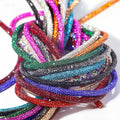 Jewelry Fashion Factory Full Glass Rhinestone Round Tube Hot-Fix Pointback Loose DIY Shoe Clothing Accessories 6mm Strip