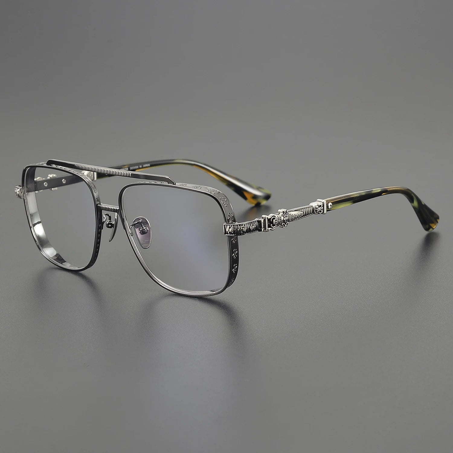 CH8012 Thickened Frame Pilot Prescription Myopia Luxury Men Glasses Women Good Quality Fashion Designer Glasses Frame Factory
