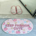 Mats Living Room Large Abstract pink Die Cut Shape Carpet Custom Print Rug Rubber Mat Custom Floor Mats MegaBDM