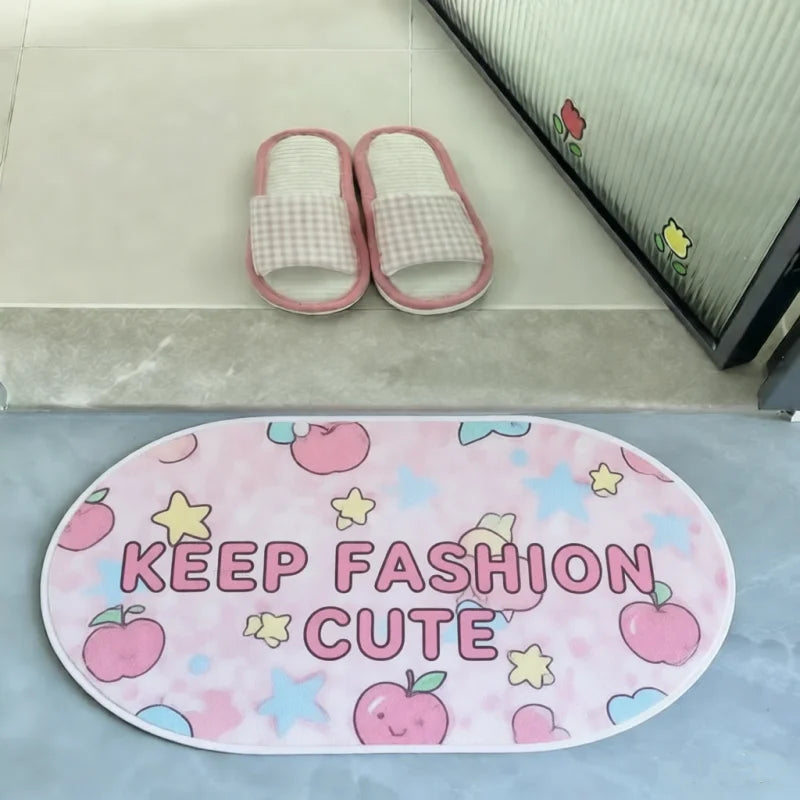 Mats Living Room Large Abstract pink Die Cut Shape Carpet Custom Print Rug Rubber Mat Custom Floor Mats MegaBDM