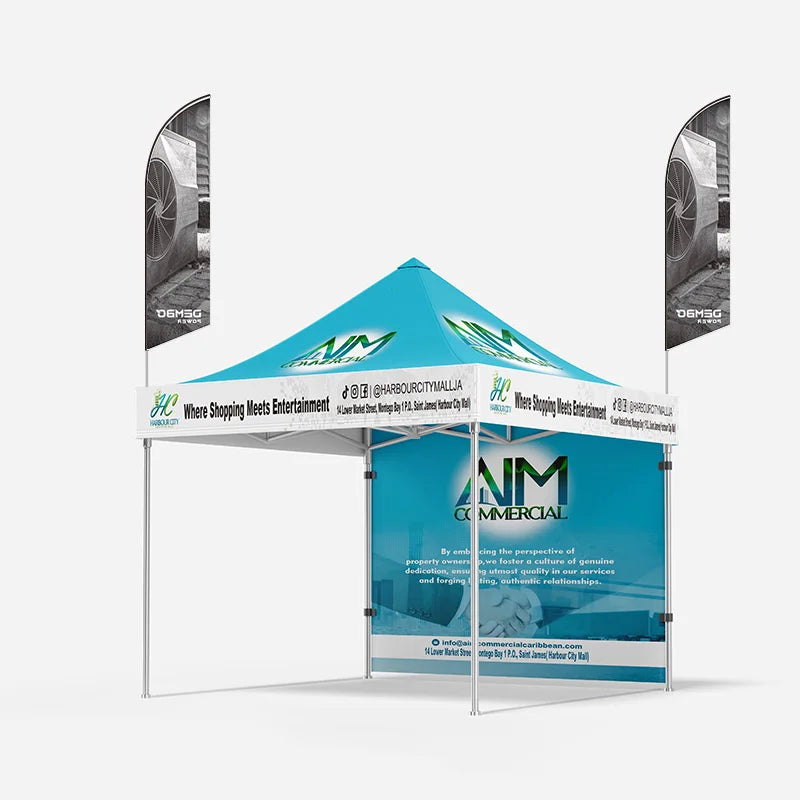 Custom Logo Print Wholesale 10x10 Feet High Quality Outdoor Waterproof Pop up Canopy Tents Trade Show Tent