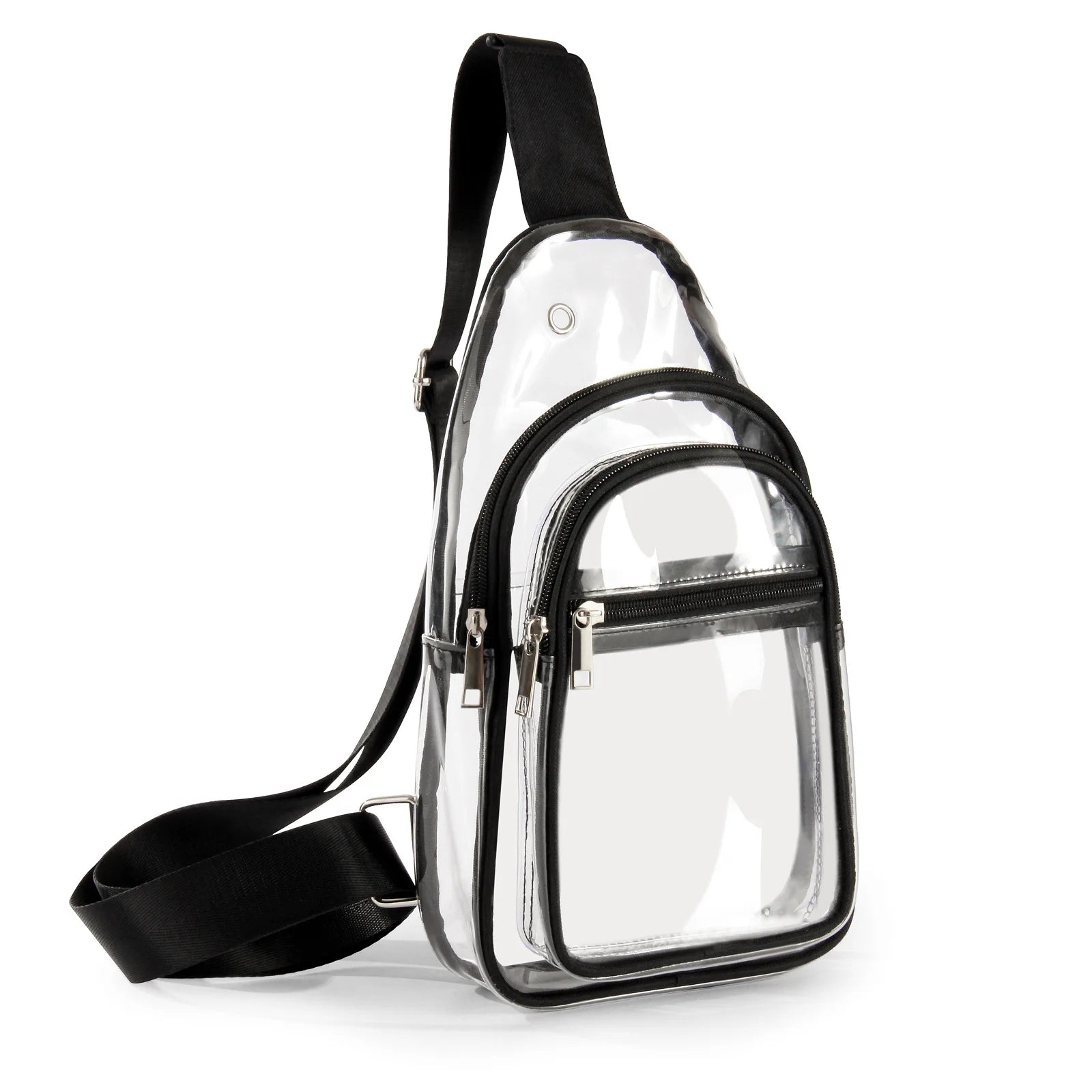 Waterproof Fashion Men's Women's  clear Stadium Bag Funny Pack Travel Shoulder Messenger Storage Bag PVC Transparent Chest Bag