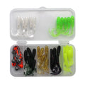 Guosong Soft Bait Set High Quality Worm Lures Artificial Bait Lead Fishing Hook