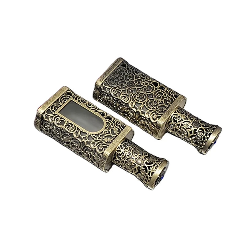 25ml Luxury Empty in Stock Metal Body Glass Square Perfume Bottle Refillable Wholesale Perfume Bottles
