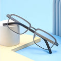 Osicare LUAN Designer Brand Screwless Vogue Quadro Kacamata Eyeglasses Eyewear Metal Eye Glasses Vasos Optical Frames for Men