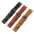 Tropic Rally Real Perforated Leather Watch Band Quick Spring Bar 20MM 22MM Breathable Genuine Cow Leather Calf Strap