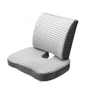 Memory Foam Coccyx Orthopedic Seat Cushion Back Support Lumbar Pain Relief Pillow Polyester Adults Modern Round Solid Knitted