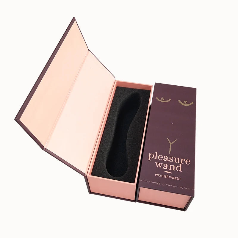 Recycled Round Custom Printed Packaging Magnetic Closure Box Gift Box