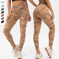 2024 New for High Elasticity Peach Butt Fitness Running Pants Women High-Waisted Yoga Compressions Leggings Seamless Spandex