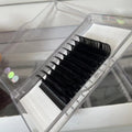 Wholesale Deep Dark Matte Black 0.03 0.05 0.07 Cashmere Volume Lash Extension Tray Private Label Individual Eyelash Extension