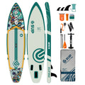 ESUP High Performance 11'6 Touring Inflatable SUP Board EVA and PVC Stand-Up Paddle Board for Waterplay and Surfing