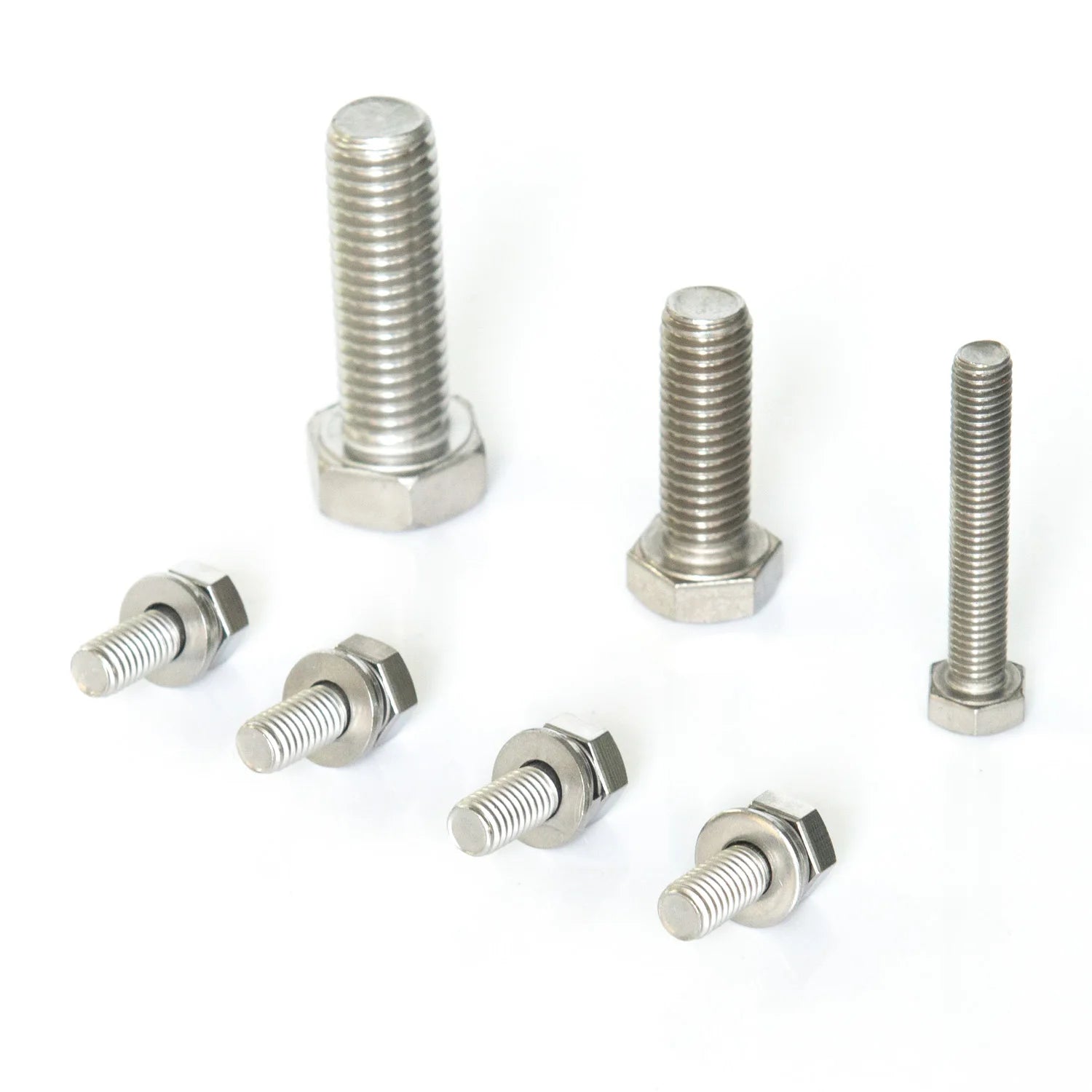 Hex Bolt Stainless Steel 304 316 Plain Finish M3-M36