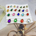 SINRONG Hand Sewn Sunflower Rhinestones Alien Shaped Water Drill Droplet Multiple Models Multiple Colors Wholesale Stretch