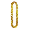 Old School Hip Hop Rapper Pimp Gangster Costume Bling Fake Gold Fat Rope Jumbo Chain Necklace