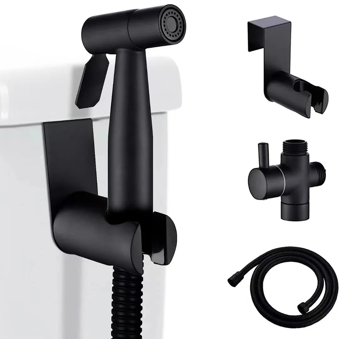 Hot Sale Handheld Stainless Steel Bidet Faucet Sprayer Wall Mounted Handheld Bidet Sprayer for Hotels Bathrooms Diaper Sprayer