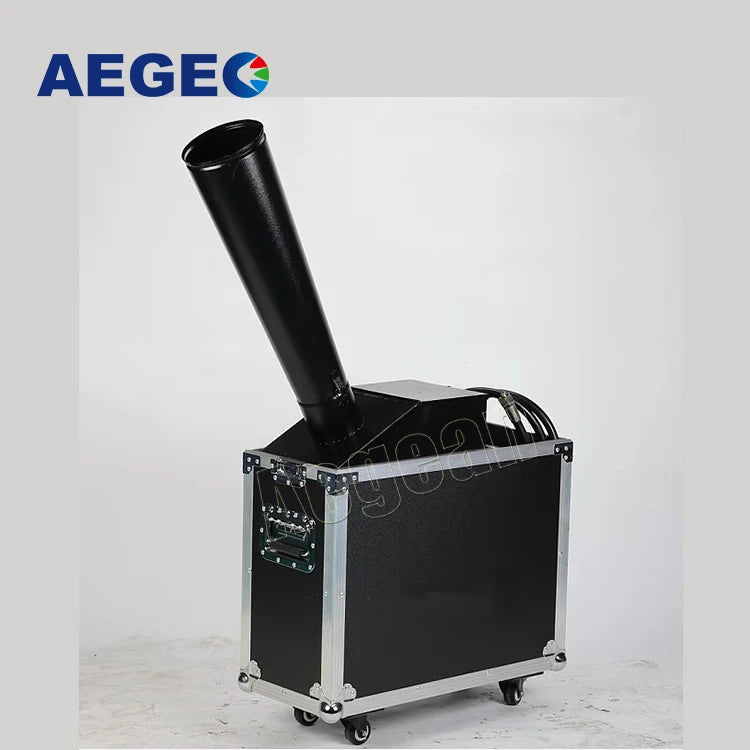 DMX512 Small Colourful Confetti Paper Manual Co2 Gas Rainbow Machine for Wedding Party Celebration