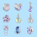 Jiang Yuan Fine S925 Jewelry New Designer Butterfly Charms for Bracelet Pendant 925 Sterling Silver Charms for Jewelry Making