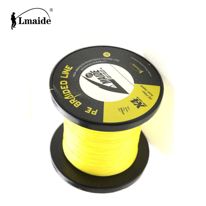 2026 Lmaide New Arrival 1000M Thread Carp Tackle Sedales De Pesca for Stream 4 Strands Braided Fishing Line Pe