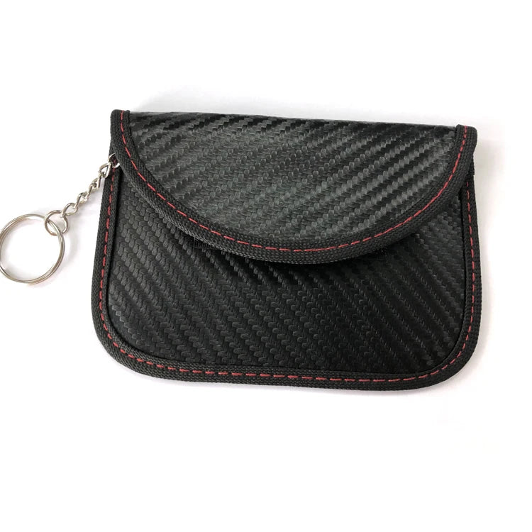 Leather/PU  Material RFID Signal or Double Shield Blocker / Faraday Bag