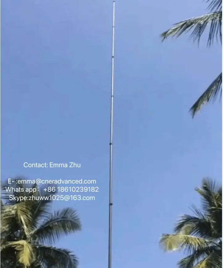 Carbon Fiber Disposable Extend Telescopic Pole 15m/18m Hunting Decoy for Pigeon Geese Crows Ducks