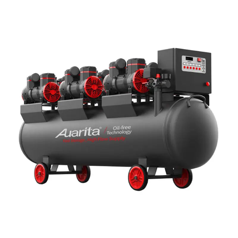 Auarita Industrial 110 Volt 220v Oil Free Silent Air Compressor Machine 4 Piston Air Compressor