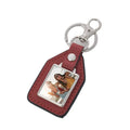 Wholesale Keychain Promotional Car Logo Laser Key Chain Holder Luxury Sublimation Blank Custom Metal Leather Keychain