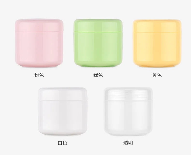 Custom Logo PP Plastic Bodyscrub Container Cheap Price 10mL Cosmetic Cream Jar Customized