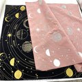 Custom LOGO Altar Cloth 22x 22 Inches Velvet Tarot Cards Table Cloth With Full Gold/Silver Stamping