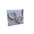 QIUHAN Personalized Bamboo Hoops Nameplate Earring Jewelry Custom Name Earrings