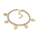 BMZ 2026 New Coming Popular Ins Gold butterfly Anklets Adjustable End Chain