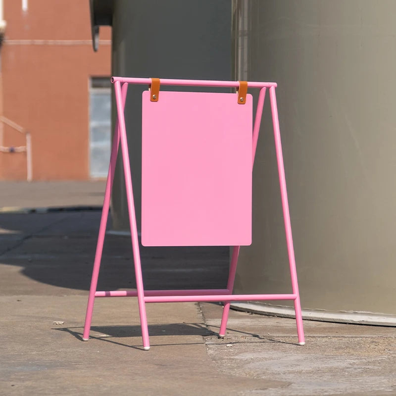 70x50cm Floor Folding Billboard Storefront Custom Design Metal Frame Sign Store Furniture Display Stand