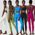 Women Yoga Set Workout Clothes Bodybuilding Sportswear Activewear Athletics Lightweight Plus Size Gym Fitness Sets for Adults