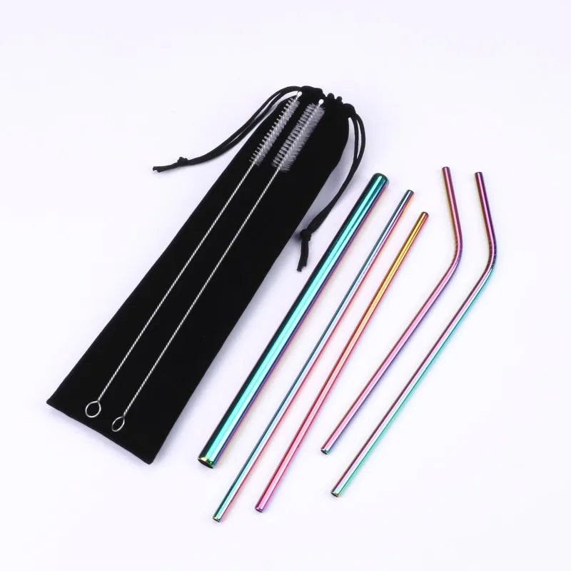 Reusable Metal Drinking Stainless Steel Straws