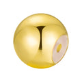 Au750 Jewelry Accessories 18K Gold Glossy Laser Twill Batch Flower Spacer Position Beads Ball DIY Jewelry Making