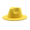 Children Player Felt Fedora Jazz Hat Wholesale Vintage Classic Wide Brim Faux Boy Girls Panama Hats