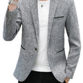 New Fashion Casual Men Blazer Cotton Slim Korea Style Suit Blazer Masculino Male Suits Jacket Blazers Men Clothing Plus Size 4XL