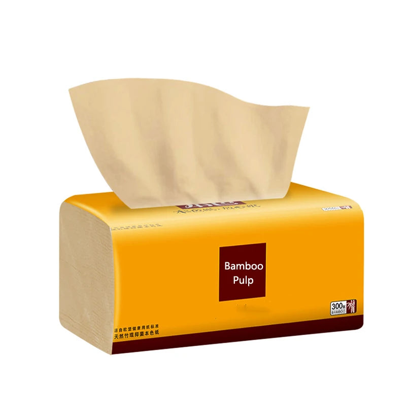 Hot Sale 2 Ply Eco-friendly Bamboo Facial Tissue Soft Packed Home Use