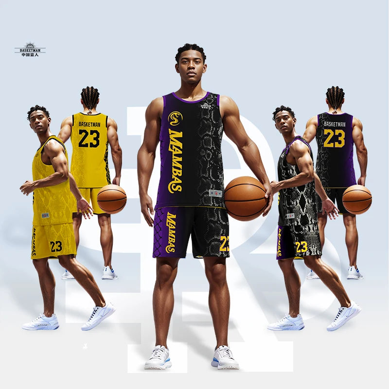 Custom Basketball Uniform Design Your Logo Digital Sublimation Set Print for Men Kid Youth Reversible Basketball Jersey