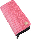 Luxury Eco-Friendly Alligator Leather Scissor Pouch Bag Case for Salon Stylist Cutting Scissors for Pet Grooming Portable