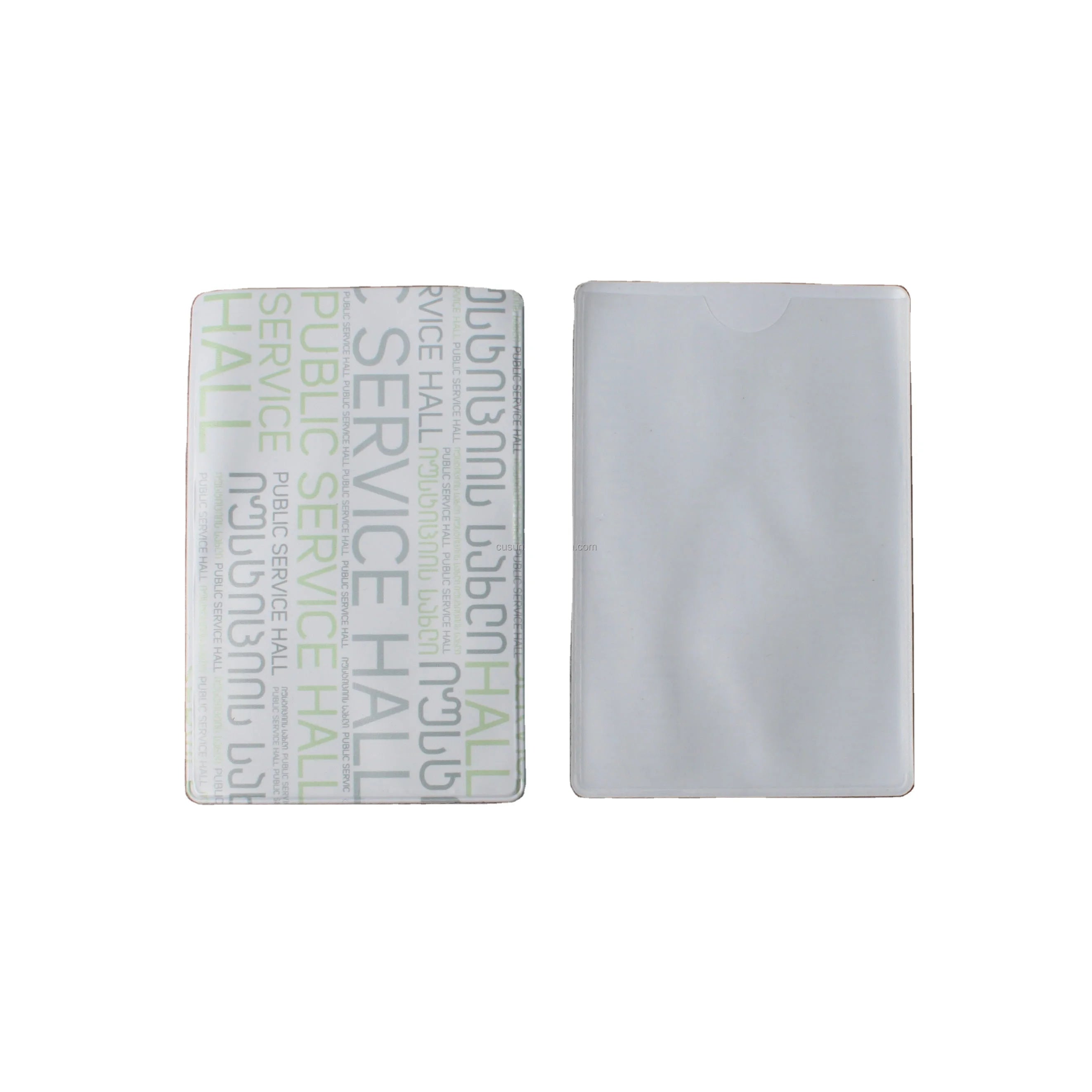 Factory Produce Clear Soft Plastic PVC Waterproof Id Card Holders Business Id Card Name Badge Holder