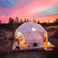 6m Eco Hotel Insulated Geodesic Glamping Dome Tent Prefab House