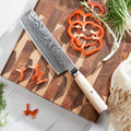 New Original Design Japanese Damascus Steel 67 Layers Kitchen Sharp Vegetable Cutter Nakiri Knife with Pakka Wood Handle