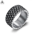 2022 Fashion Minimalist Ring Stainless Steel Accessories Simple Design Men's Ring Jewelry