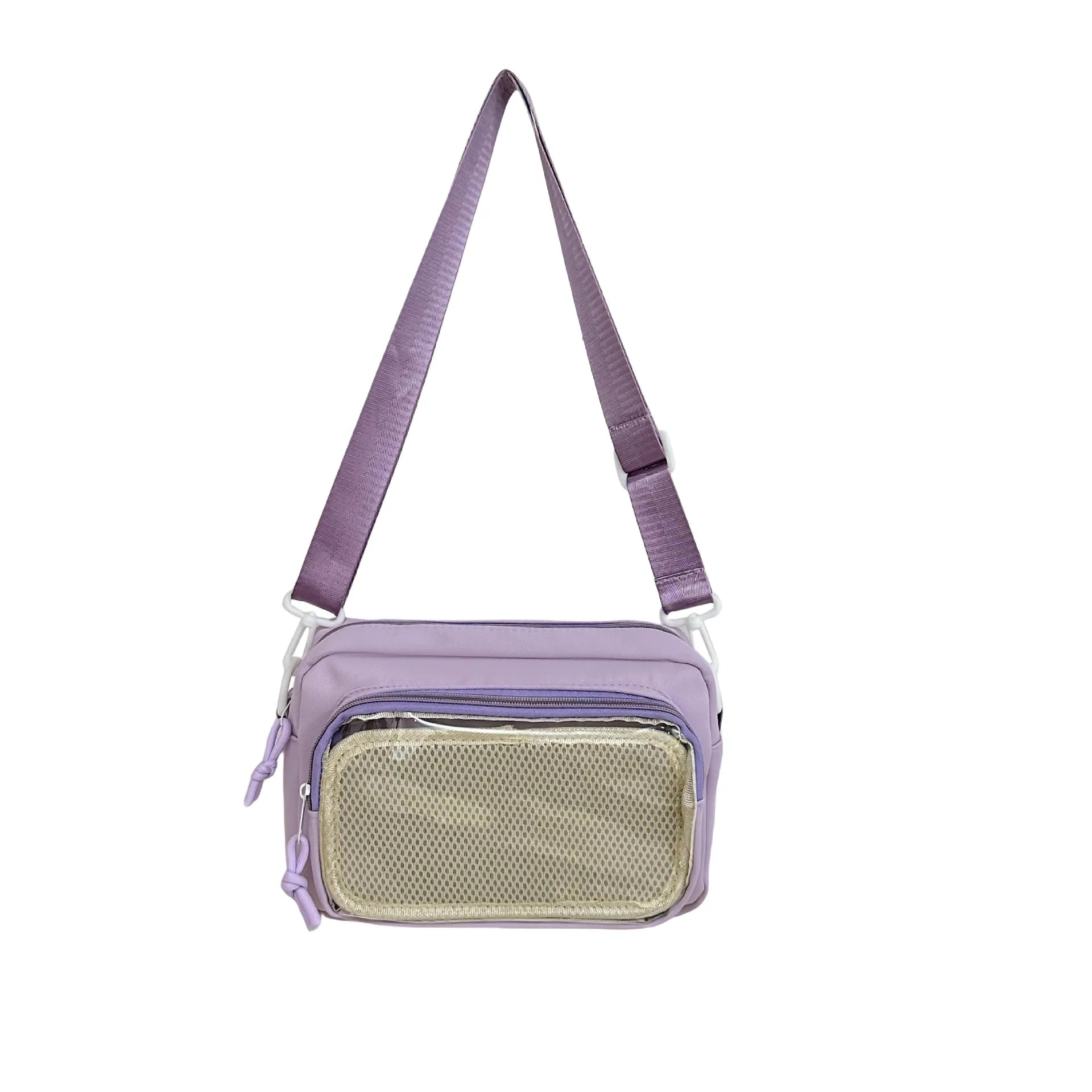 Factory Designer Ita Crossbody Bag Shoulder Tote Bag PVC Window Clear Ita Bag Custom for Pin Display