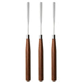YALIXIN Professional Nail Tools Custom Logo Brown Wooden Handle Gel Polish Sticks Mixing Tool with Metal Steel for Nail Liquid