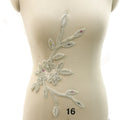 Wholesale Flower Branch Crystal Rhinestone Applique Patches for Dress WRA-1040