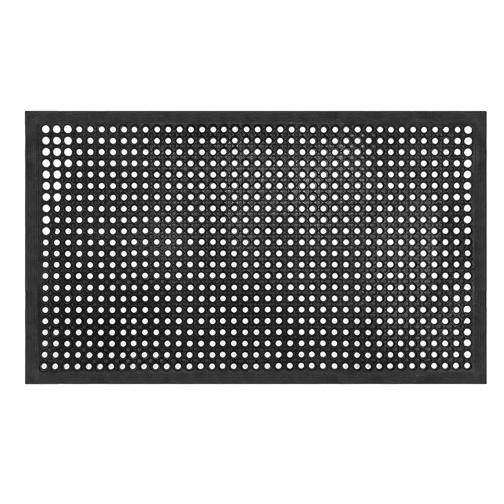 Heavy Duty Non-Slip Floor Mats for Home PVC Rubber Outdoor Door Hollow Mat for Home