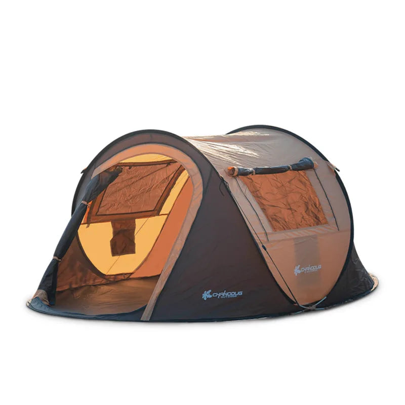 2025 Hand Thrown Tent in Stock Quick Open Tent 2-3 Person Boat Type Throw Tent Outdoor Park Leisure Tent