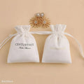 Hot Selling Custom Logo Printing Velvet Watch Perfume Packaging Pouch Luxury Soft White Jewelry Velvet Pouch for Bracelets
