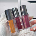 Bright Mirror Lip Glaze Moisturizing Clear Waterproof Lip Gloss Matte Finish Vegan Not Easy Fade